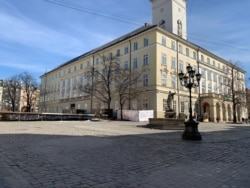 Львів, площа Ринок, у час карантину