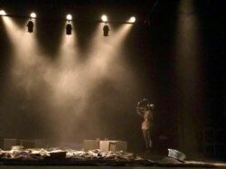 "Фронтовичка" спектакленнән күренеш