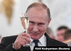 Президент Росії Володимир Путін. Москва, Кремль, 28 грудня 2018 року