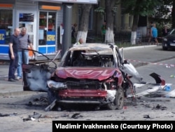 Машина, в якій загинув Павло Шеремет