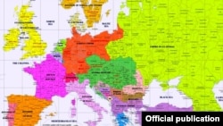 1914 елдагы Европа харитасы