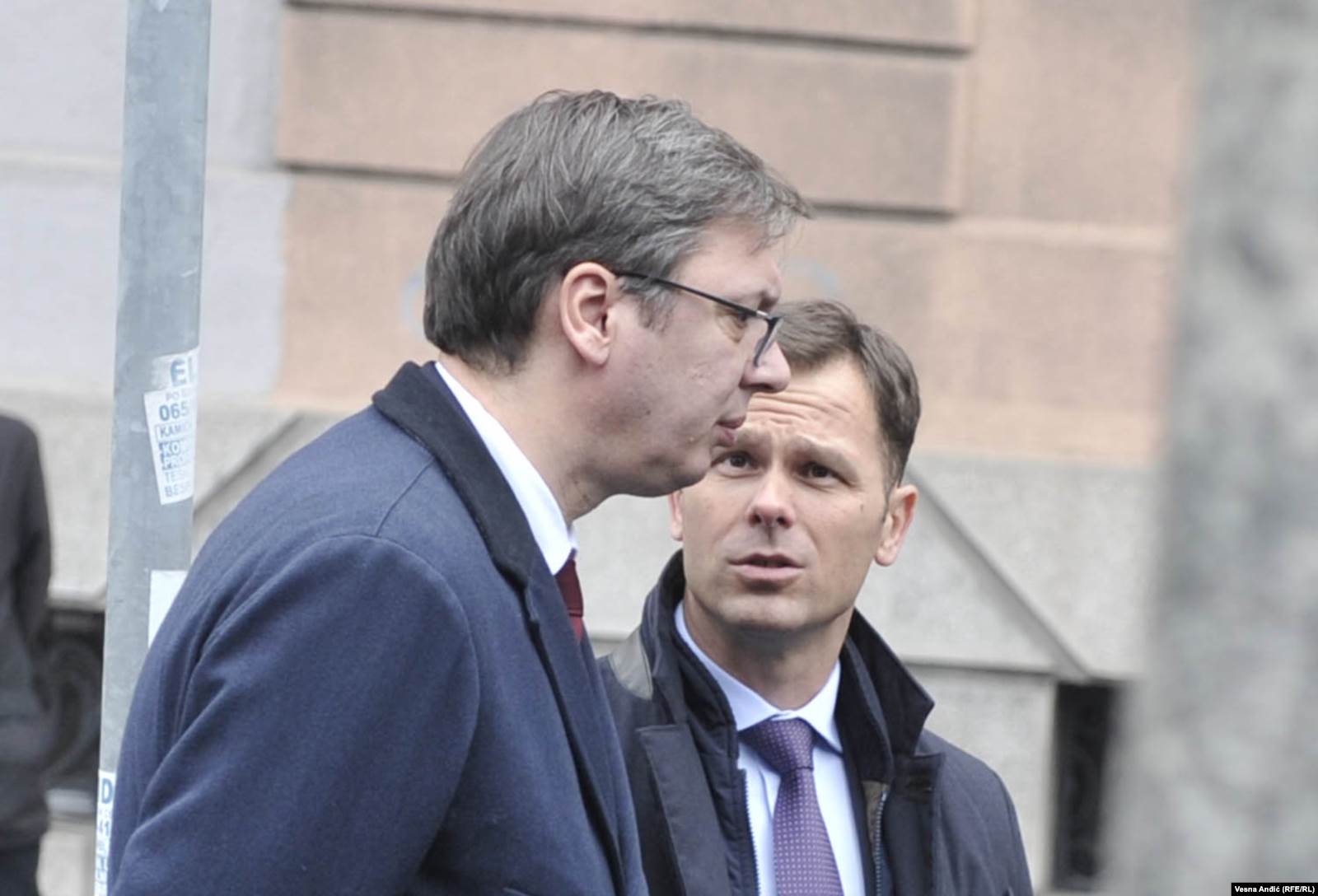 Tadašnji premijer Srbije Aleksandar Vučić i u to vreme gradonačelnik Beograda Siniša Mali, 1. februar 2017. 