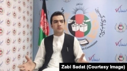 د انتخاباتو د خپلواک کمېسیون د ویاند مرستیال ذبیح‌الله سادات