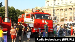 Виставку комунальної техніки в окупованому Донецьку