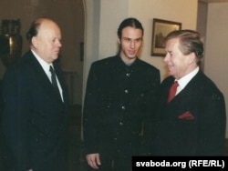 Вацлаў Гавэл і Станіслаў Шушкевіч