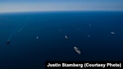 Маневр міжнародної тактичної групи під час навчань «Сі Бриз». 20 липня 2018 року