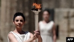 Paljenje olimpijskog plamena, Grčka, fotoarhiv