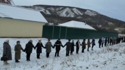 Куштауны яклап узган "Куштауның җанлы чылбыры" чарасы