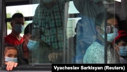 Общественный транспорт Ашхабада. Июль, 2020.