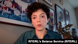 Тетяна Хомич, сестра ув'язненої білоруської опозиційної політикині Марії Колеснікової під час інтерв'ю Радіо Свобода