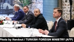 Представители Украины на переговорах с делегацией России. Стамбул, 16 мая 2025 года