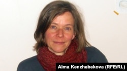 Гражданский активист Дагмар Шрайбер. Алматы, 10 апреля 2013 года.