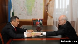 Рөстәм Миңнеханов һәм Рөстәм Хәмитов