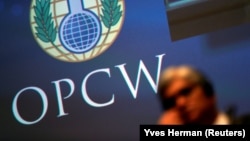 The OPCW has been investigating the poisoning of former Russian double agent Sergei Skripal and his daughter with a nerve agent in the English city of Salisbury in March.