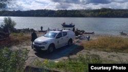 Akcija spasavanja na Dunavu kod Bačke Palanke u blizini granice sa Hrvatskom nakon prevrtanja čamca na kome su bili kineski državljani, 6. oktobar 2025. 