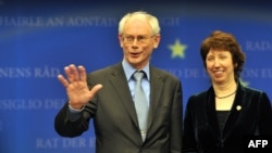 Herman Van Rompuy şi Catherine Ashton