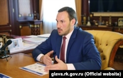 Экс-глава госкомрегистра российского правительства Крыма Александр Спиридонов, февраль 2021 года