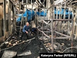 Згорілий склад «Українського пріоритету»