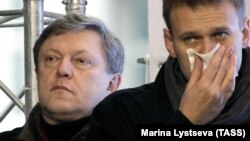 Григорий Явлинский и Алексей Навальный, 2011 год