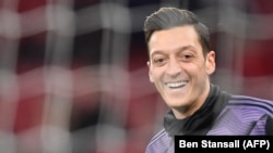 "Арсенал" футбол клубунун оюнчусу Месут Өзил. 15-декабрь, 2019-жыл.