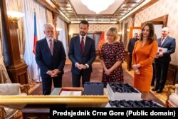 Predsjednici Češke i Crne Gore, Petr Pavel i Jakov Milatović, januar 2025.