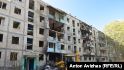 Зруйнований будинок унаслідок російської атаки на Харків. Україна, 3 жовтня 2024 року
