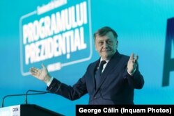 Crin Antonescu la lansarea oficială a programului prezidenţial, 9 aprilie 2025.