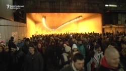 Serbian Antigovernment Protesters Hold 12th Weekend Rally