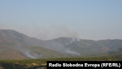 Опожарена планинска шума спроти Плетвар