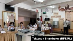 Бишкектеги кайра шайлоо учуру. 