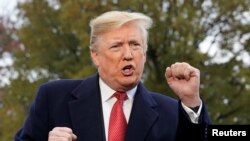 Президент США Дональд Трамп. Вашингтон, 9 листопада, 2018 року 