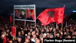 ALBANIA-KOSOVO/PROTEST