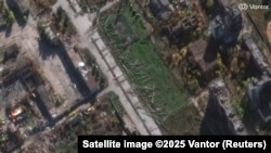 Покровськ, 3 листопада 2025 року. Супутниковий знімок ©2025 Vantor