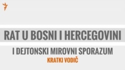 Kratki vodič: Rat u BiH i Dejtonski mirovni sporazum