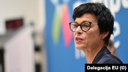 Еврокомесарката за проширување Марта Кос