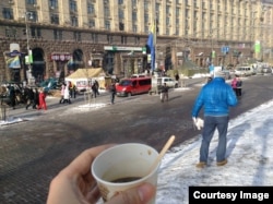 Офис посольства Японии в Украине расположен недалеко от Майдана Независимости