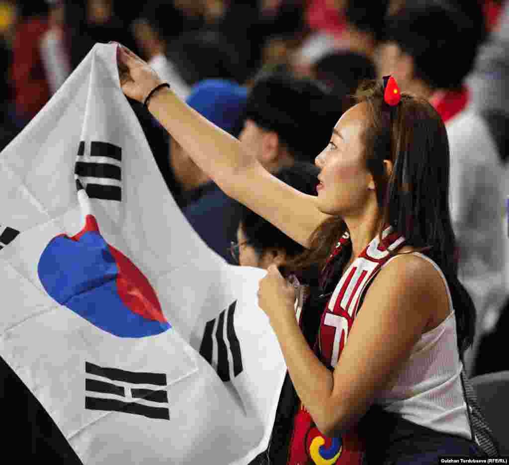 Болельщица сборной Южной Кореи.&nbsp;