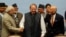 Indian Prime Minister Narendra Modi (L), Pakistani Prime Minister Nawaz Sharif (C) and Afghanistan President Ashraf Ghani (R) during the 18th SAARC summit in Nepal in November.