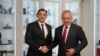 Zëvendëskryeministri serb, Aleksandar Vulin, dhe sekretari rus i Këshillit të Sigurisë, Sergei Shoigu. 

