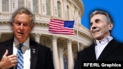 Джо Уилсон и Бидзина Иванишвили, коллаж