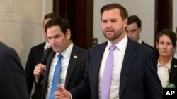 Državni tajnik SAD-a Marco Rubio (lijevo) i potpredsjednik SAD-a JD Vance (fotografija iz arhive)