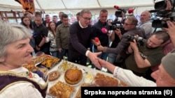 Aleksandar Vučić u Kosjeriću, 31. maj 2025.