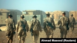 شماری از سربازان امریکایی در افغانستان 