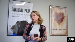 نادژدا موتینا، رئیس شرکتی که پخش فیلم‌های فرانسوی در روسیه را بر عهده دارد