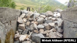 Тосулган канал, Таластын Көк-Сай айылы, 8-июль, 2013.