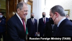 Ռուսաստանի արտգործնախարար Սերգեյ Լավրովը և Ադրբեջանի ԱԳ նախարար Ջեյհուն Բայրամովը, արխիվ