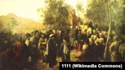 Горшельт Теодор. Йийсар вина Шемаль коьртачу буьйранчина эла Барятинскийна хьалха 1859-чу шеран Масхьокху-беттан 25-чу дийнахь.
