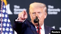 U.S. President Trump visits the Kennedy Center in Washington, D.C., on August 13.