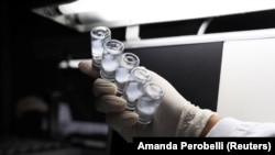  COVID-19 вирусуна каршы иштелип чыккан «Biotech» вакцинасы. Бразилия. Январь, 2021-жыл. 