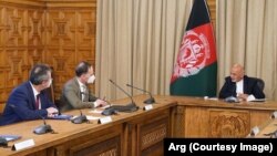 دیدار هایکو ماس با رئیس جمهور غنی در ارگ ریاست جمهوری